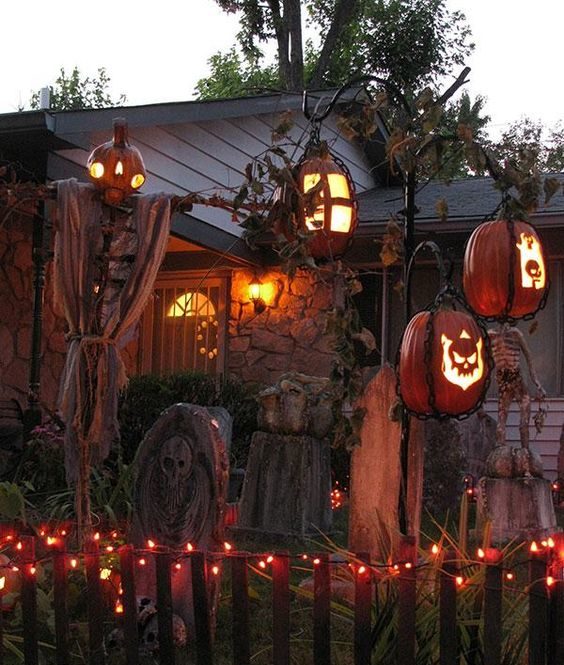 10 Outdoor  Halloween  Decorations Ideas  Countertop Garden 