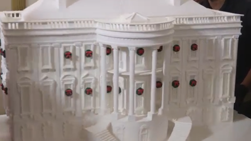 White House christmas decorations
